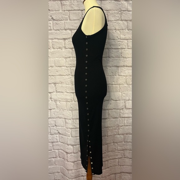 Sundry Ribbed Snap Dress - Picture 2 of 6